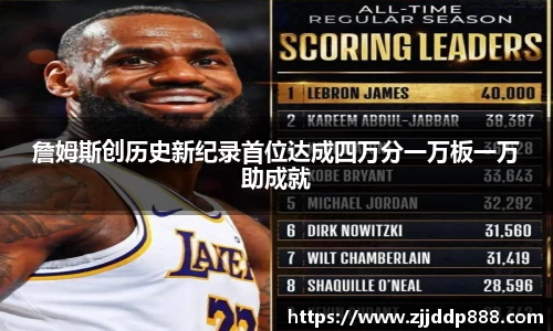 詹姆斯创历史新纪录首位达成四万分一万板一万助成就
